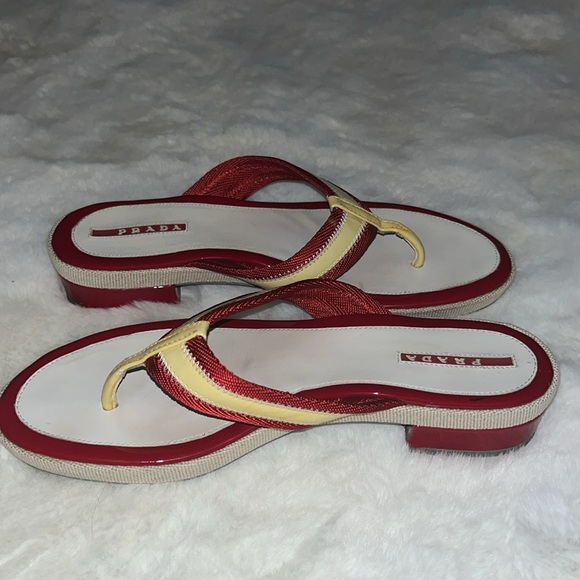 AUTHENTIC PRADA SANDALS - Picture 5 of 13